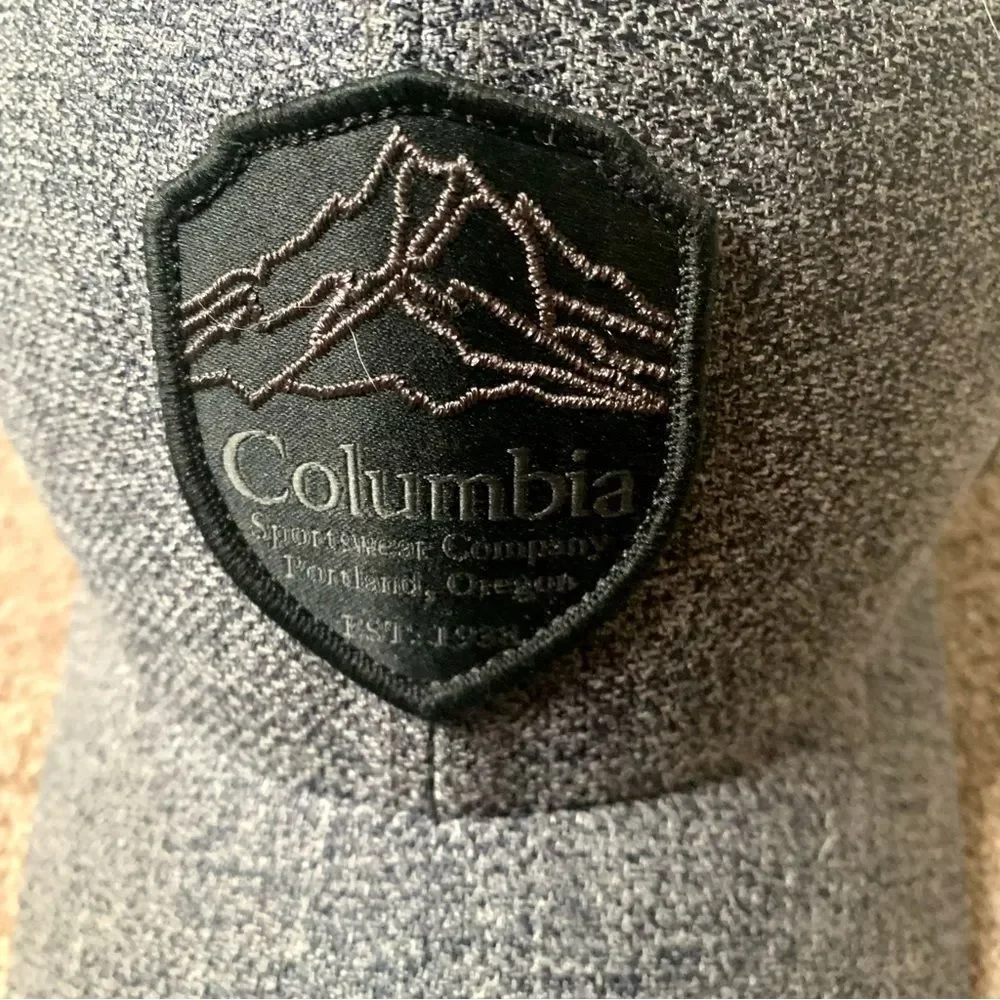 Columbia Black Grey Mesh Baseball Cap